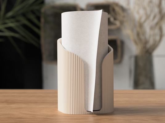 Modern Paper Towel Holder Stand in Japandi Style – Stylish Kitchen Decor & Gift for Housewarming