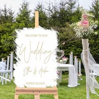 Acrylic Welcome Sign