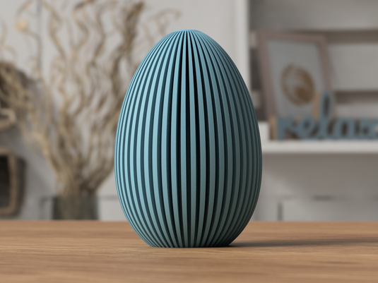 Easter Decor - Ribbed Design Easter Eggs
