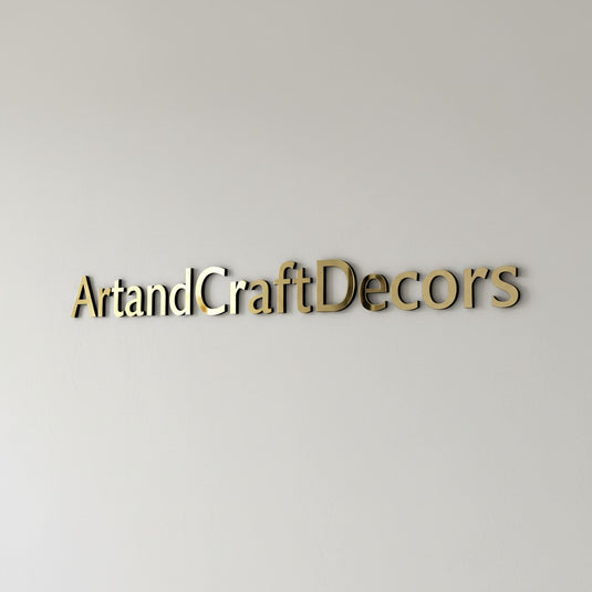 Custom Acrylic Wall Sign-Letters Only