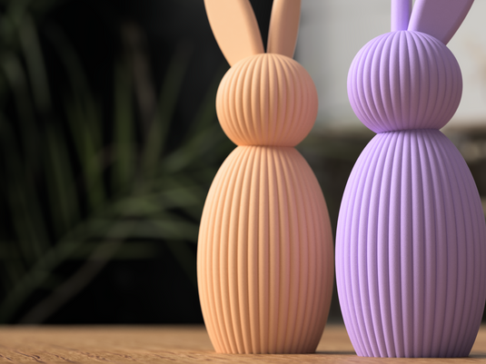 Modern Bunny Sculpture | Minimalistic Spring Decor & Gift | Contemporary Easter Decoration