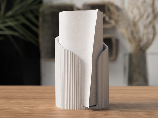 Modern Paper Towel Holder Stand in Japandi Style – Stylish Kitchen Decor & Gift for Housewarming