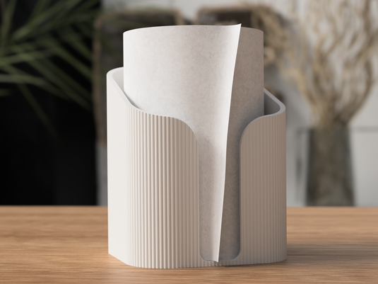 Modern Paper Towel Holder Stand in Japandi Style – Stylish Kitchen Decor & Gift for Housewarming