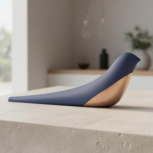 Set of 2 Minimalist House Bird Sculpture | Scandinavian Home Decor | 3D Printed
