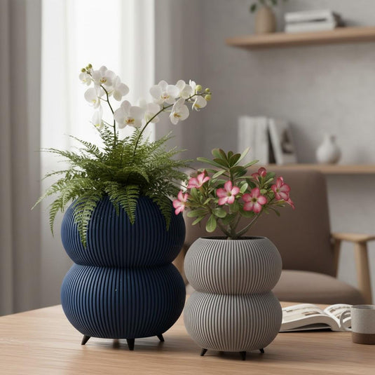 Modern Planter with Legs | Indoor Plant Pot | Succulent & Houseplant Decor | Unique Housewarming Gift — view 2